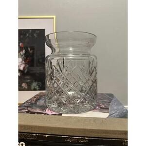 Vintage Large Waterford Crystal Jar Without Lid PRISTINE Condition Cottagecore